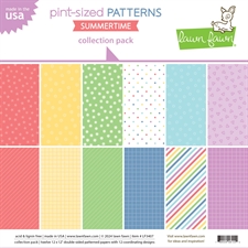 Lawn Fawn Collection Pack 12x12" - Pint-sized Patterns Summertime