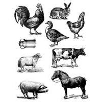 Clearstamp - Engraved Animals
