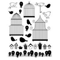 Clearstamp - Birds & Cages