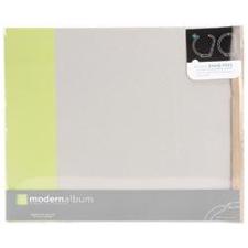 Scrapbooking Album - D-Ring Modern Chipboard / Key Lime
