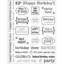 SRM Sticker Sentiments - Birthday