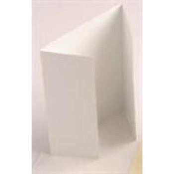 Gatefold Card og kuverter - Hvid