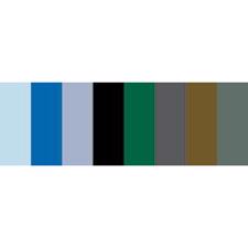Quilling Papir - Assortment / Blue & Green