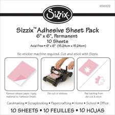 Adhesive Sheet Pack - 6x6" Permanent