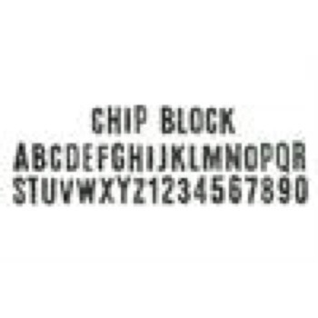 Sizzlits Strip Alphabet Die - Tim Holtz / Chip Block