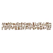 Sizzlits Strip Alphabet Die - Tim Holtz / Alphabetical