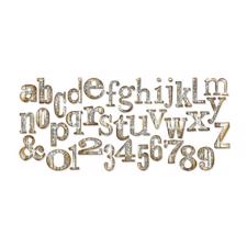 Tim Holtz / Sizzix Die - Bigz XL / Word Play Alphabet