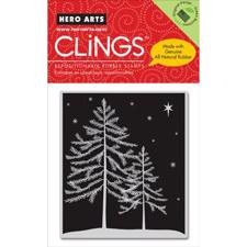 Cling Stamp - Starry Night