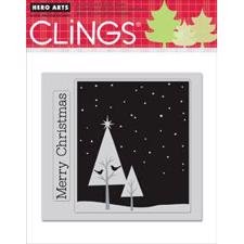 Cling Stamp Set - Two Birds in a Tree