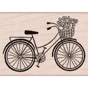Wood Stamp - Bicycle