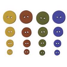 Buttons - Round / Mediteranee