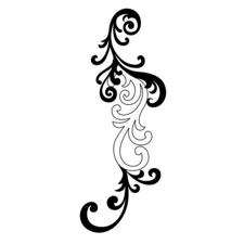 Prima Foam Stamp - Swirls