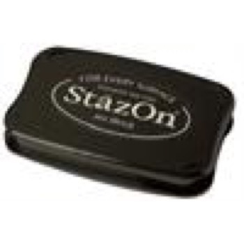 Staz-On Stempelsv�rte - Jet Black