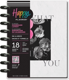 Happy Planner MEDIUM - Ink & Arbor / What Inspires You (jul 2024-dec 2025)