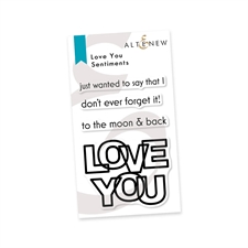 Altenew Clear Stamp Set -  Love You Sentiments