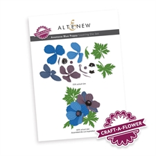Altenew DIE - Craft-a-Flower (3D Layering Set): Anemone Blue Poppy