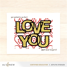 Altenew DIE - Outlined Love You