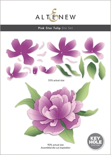 Altenew DIE 3D Layering Set - Pink Star Tulip (die)