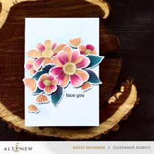 Altenew Stamp, Stencil & Die - Dynamic Duo: Dainty Roses (bundle)